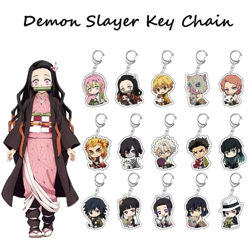 Manga Anime Demon Slayer Acrylic Keychain - Shinobi