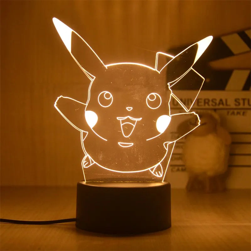 Pokemon Pikachu LED 3D Lamp